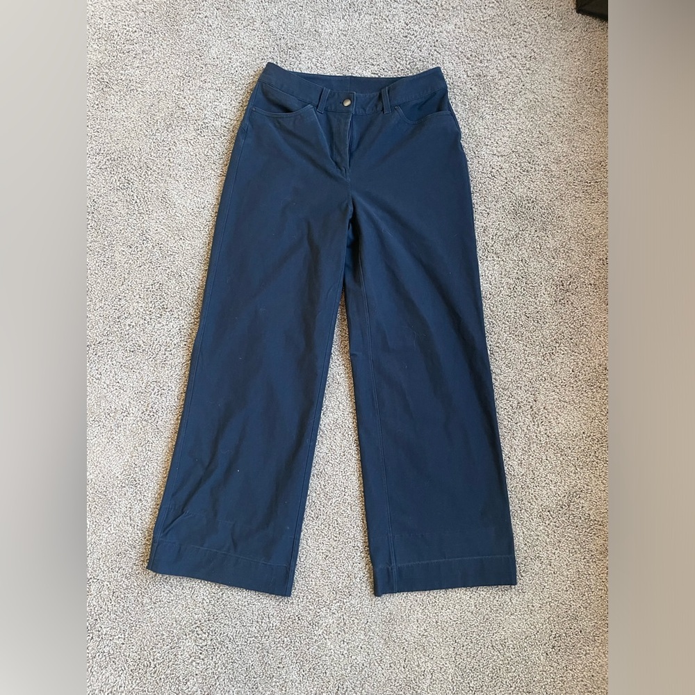 NWOT City Sleek 5-pocket High Rise Wide Leg Pant Full Length *Light Utilitech